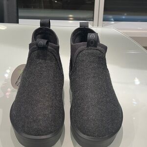 OOFOS Charcoal Ankle Booties